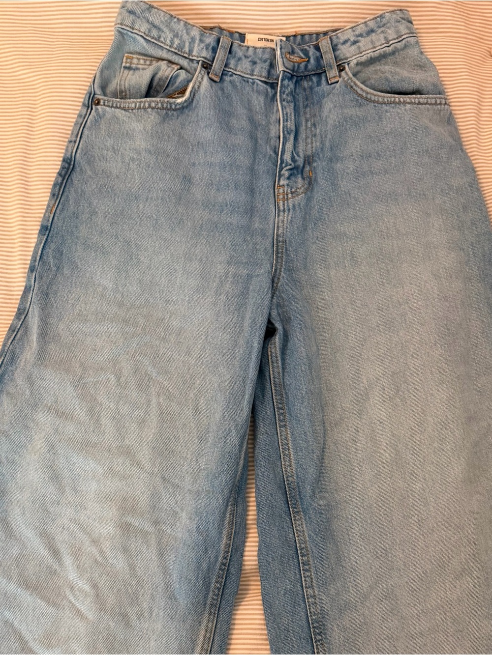 Cotton On Light Blue Wide-Leg Jeans